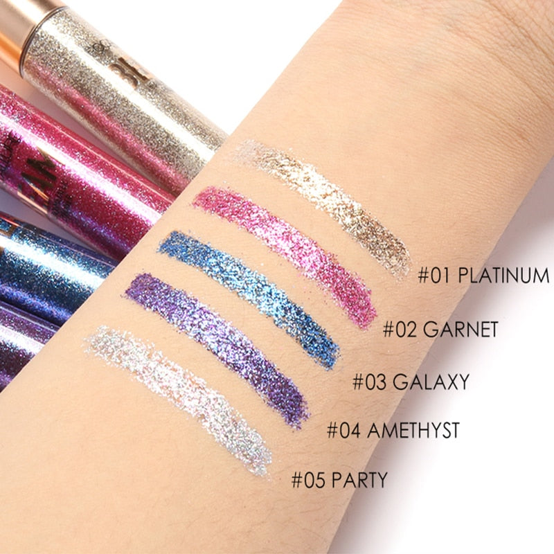 Glitter Eyeliner Liquid Makeup For Women Colored With Sparkles Professional High Quality Waterproof Eye Cosmetics