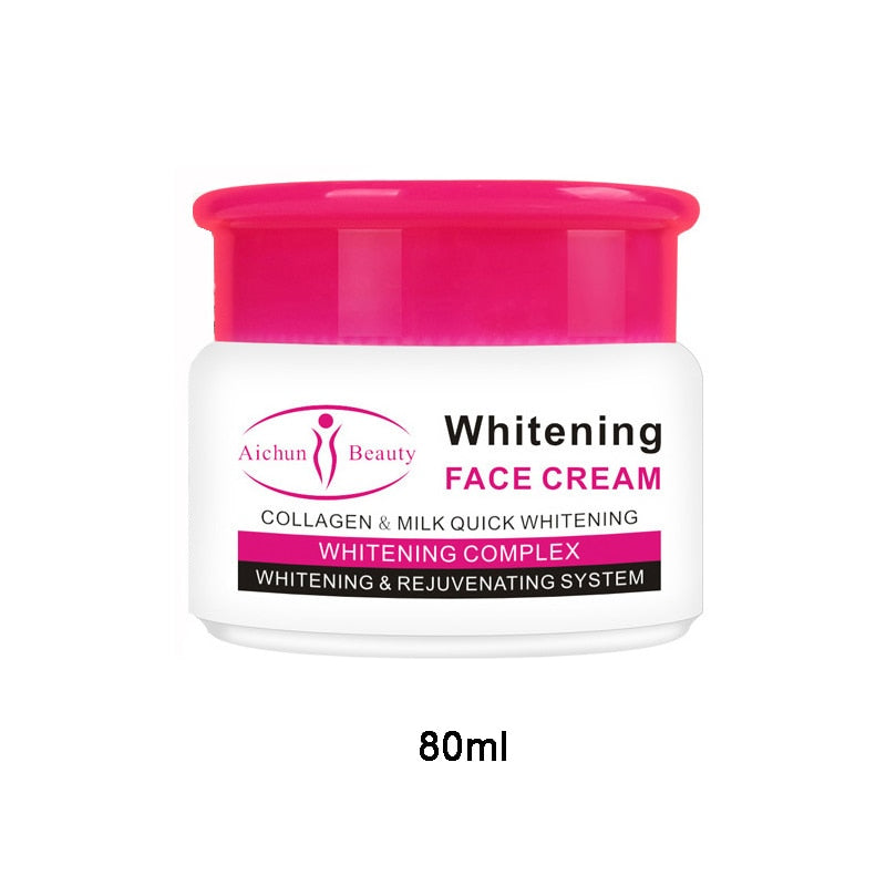 80g Face Cream Collagen Aloe Moisturizer Anti Wrinkle Anti Aging Nourishing Serum Collagen whitening Gel Skin Care