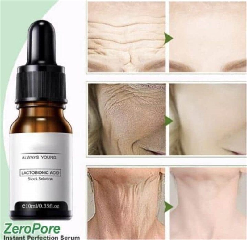 Christmas gift Zeropore Instant Perfection Serum Lactobionic Acid Face Solution Serum Minimize Pores Remover Wrinkle Lift Firming Essence