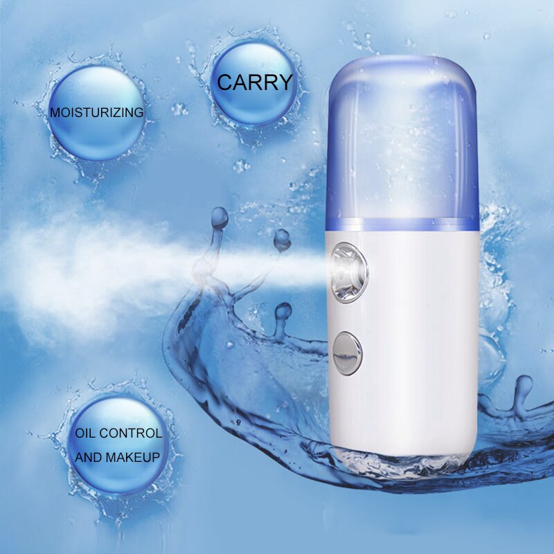 Mini USB Nano Sprayer Facial Sprayer Mini Beauty Tools Spray Device Moisturizing Accessories Facial Steamer Face Body Skin Care