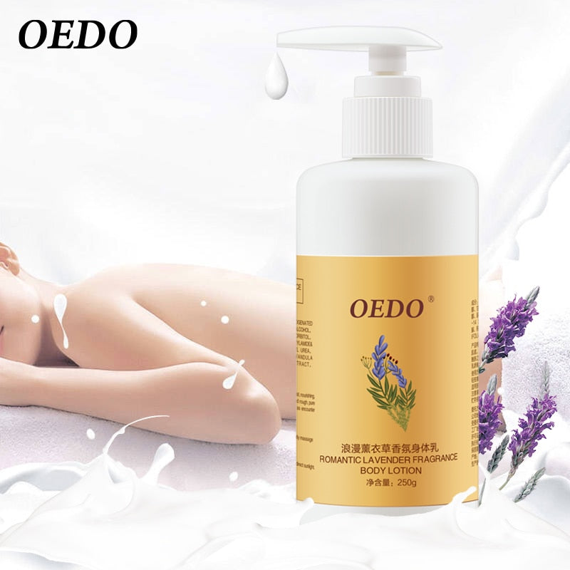 OEDO Lavender Body Lotion Moisturizing Anti-aging Body Creams Repair Skin Care Anti-chapping whitening Nourishing Antibacterial