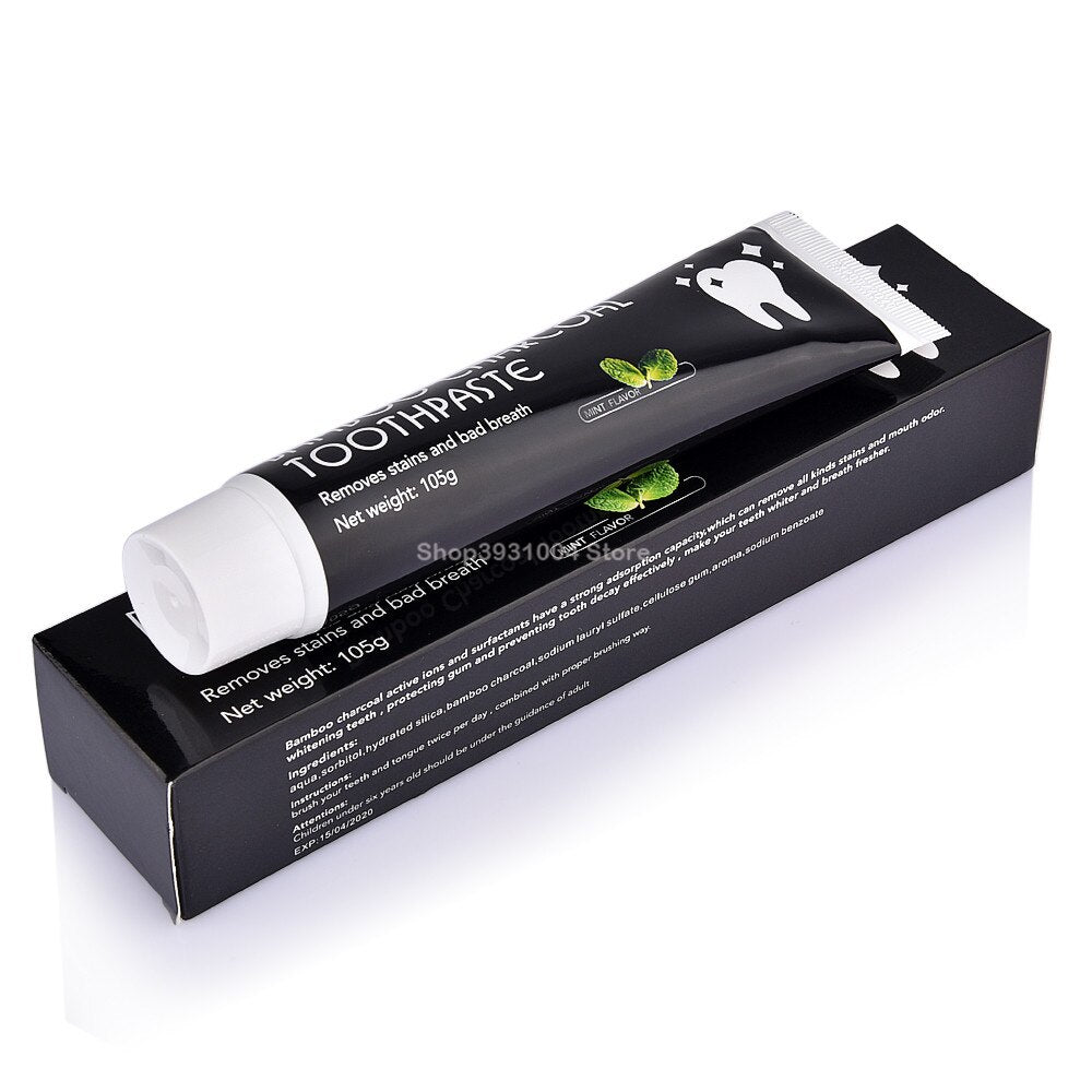Tooth Care Bamboo Natural Activated Charcoal Teeth Whitening Toothpaste Oral Hygiene Dental Dropshipping