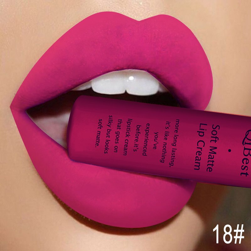 34 Colors Waterproof Matte Nude Lipstick Lipkit Pigment Dark Red Black Long Lasting Lip Gloss Women Makeup Lipgloss