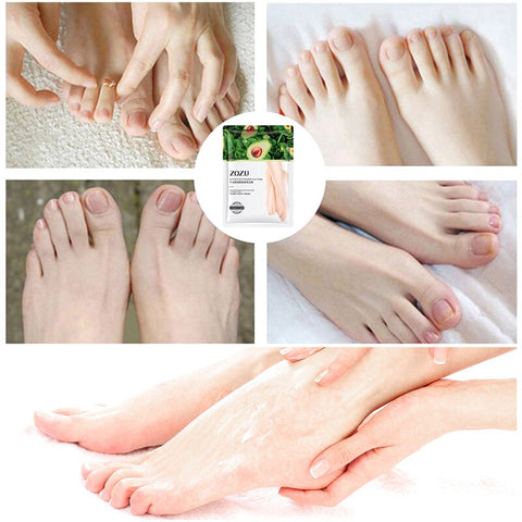 6pcs=3pair Nicotinamide Moisturizing Feet Exfoliating Foot Mask Skin Peeling Dead Skin Feet Mask for Legs Pedicure Socks