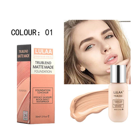 LULAA Foundation Makeup Liquid Concealer Base De Maquillaje Profesional Lasting Oil Control Focallure Fond De Teint Make Up TSLM