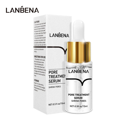 LANBENA Face Serum 15ml Anti-Aging Shrink Pore Whitening Moisturizing Cleaning Skin Face Cream Women Dry Skin Care Oil TSLM2