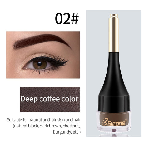 4 Color Eyebrow Cream Enhancers Long-lasting Waterproof Air-cushion Dye Eye Brows Gel Brown Tinted Liquid Eyebrows Tint Makeup
