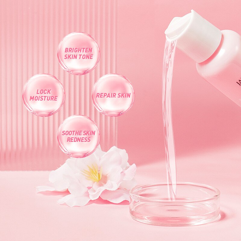 LAIKOU Japan Sakura hydrating Toner Oil-control Moisturizing Repairing Soothing Whitening Brighten Skin Care Cherry Blossoms