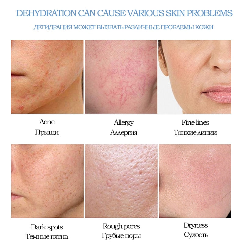 Face Care Hyaluronic Acid Moisturizing Facial Essence Anti Aging Anti Wrinkle Face Serum Shrink Pores Skin Care Face Moisturizer