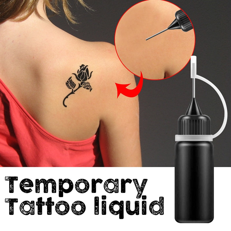 Temporary Tattoo 10ml Liquid Tattoo Paste Black Brown Red Brown Henna Cones Indian For Temporary Tattoo Sticker Body Paint TSLM