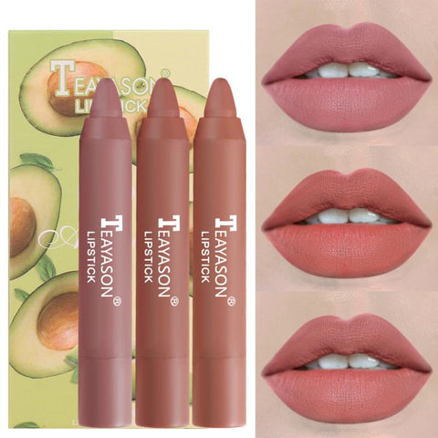 Lip Gloss Base Set Makeup Set Lipgloss Cigarette-shaped Maquillajes Para Mujer Velvet Focallure Lipstick Beauty Glazed Make Up