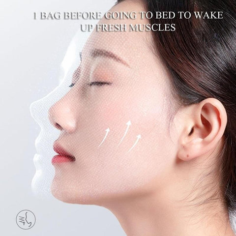 20Pcs/pack Collagen Good Night Masks Hydrating and Moisturizing Shrink Pores Brightening Anti-ageing Skin Wash-Free Sleep Masks