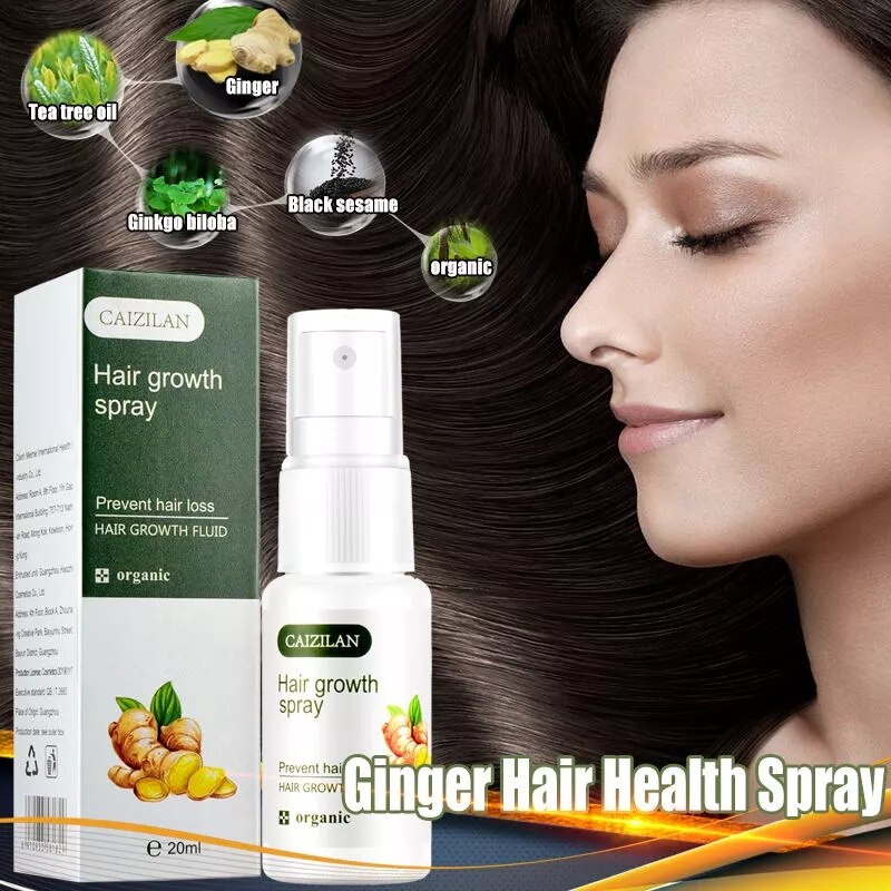 20ML Anti Hair Loss Products Hair Growth Spray Essential Oil Liquid for Men Women Growth Essence Serum Hair Care Repair Growing