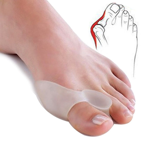 Christmas gift 1Pair Silicone Gel Bunion Big Toe Separator Spreader Eases Foot Pain Foot Hallux Valgus Correction Guard Cushion Concealer Thumb
