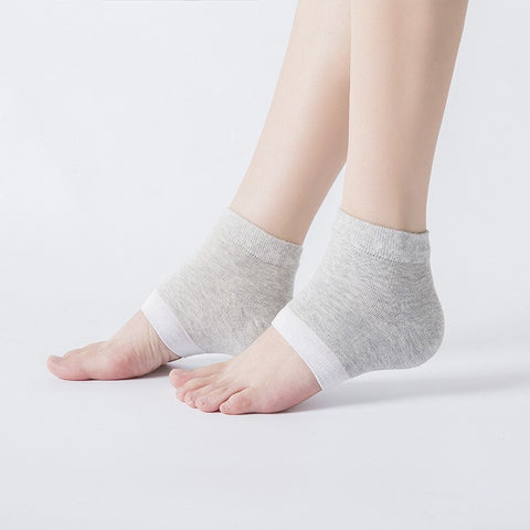 Beyprern 1 Pair New Gel Heel Socks Moisturing Spa Gel Socks Feet Care Cracked Foot Dry Hard Foot Skin Care Protectors Foot Care Tool