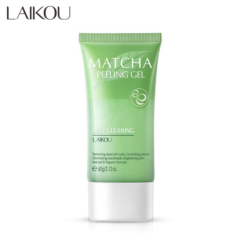 LAIKOU Matcha Exfoliating Exfoliate Peeling Gel Facial Scrub Moisturise Whitening Nourishing Repair Scrubs Face Cream Skin Care