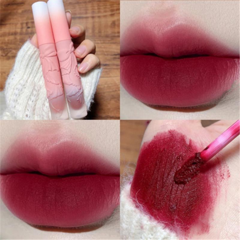 Beyprern 8 Colors Retro Velvet Matte Lipstick Comestic Waterproof Long Lasting Lip Gloss Silky Lipgloss Sexy Red Lip Makeup