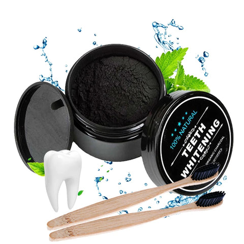 30g Teeth Whitening Oral Care Charcoal Powder Natural Activated Carbon Tooth Plant Whitener Powder Oral Hygiene Remove Stains