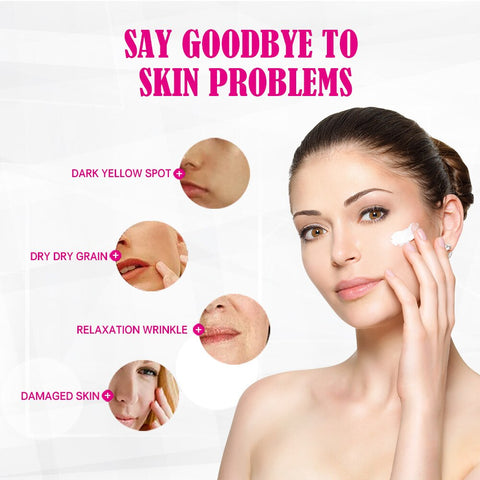80g Face Cream Collagen Aloe Moisturizer Anti Wrinkle Anti Aging Nourishing Serum Collagen whitening Gel Skin Care