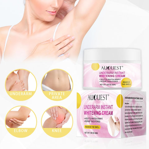 Body Whitening Cream Underarm Armpit Knee Dark Spot Cream Skin Brighten Moisturizing Body Care Cosmetics for Women Men