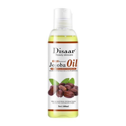 Beyprern 100% Natural Organic Jojoba Oil Massage Best Skin Care Relaxing Moisturizing Oil Control Hydration Massage Oils 100Ml