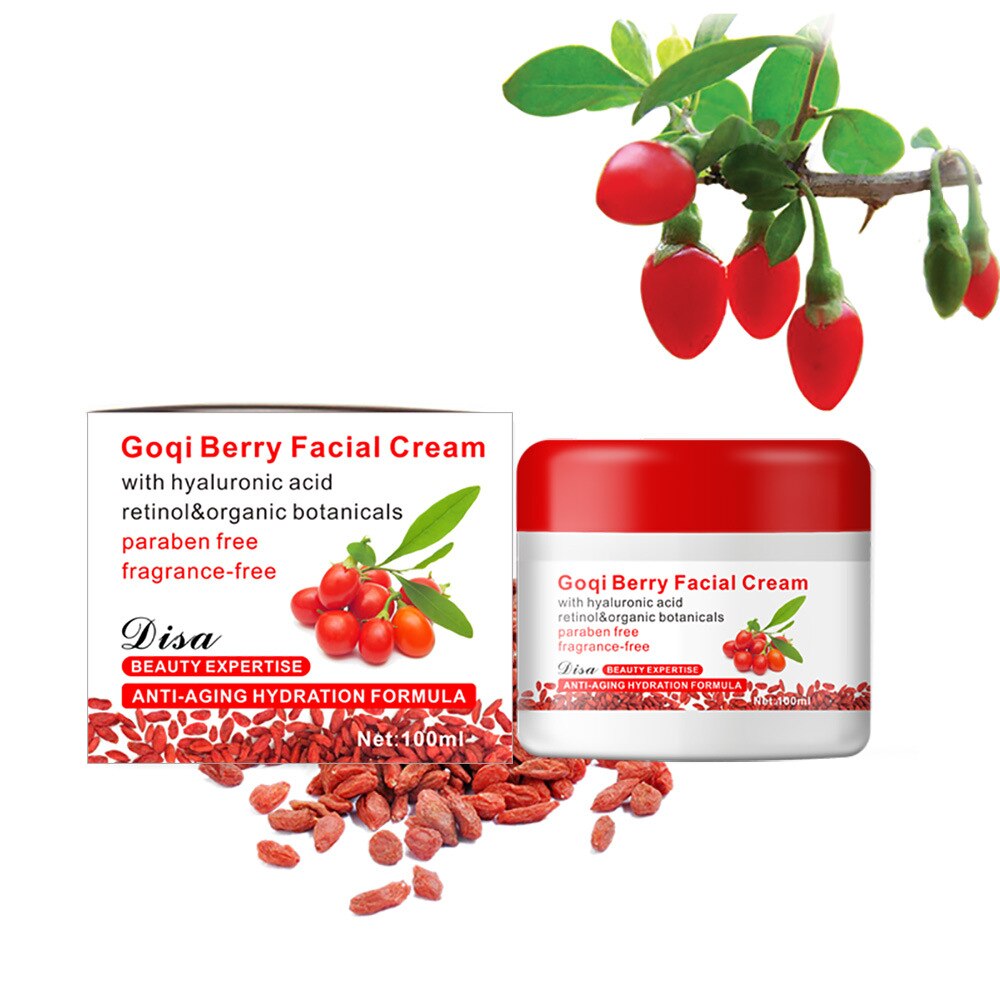 Goqi Berry Facial Cream Anti Wrinkle Whitening Deeply Moisturize  Hyaluronic Acid Retinol & Organic Essence Cream Face Skin Care