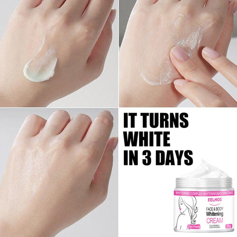 Beyprern 10 Seconds Instant Whitening Cream Body Lightening Nourishing Cream Brightening Skin Underarm Back  Legs Knees Body Care