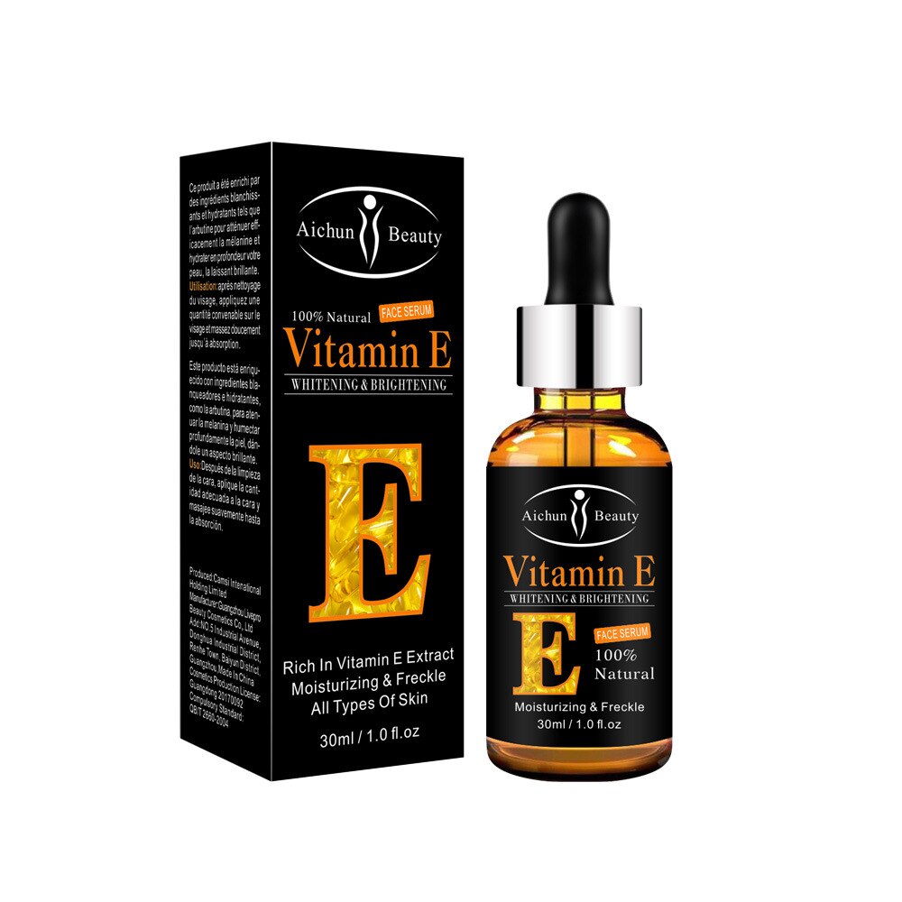 30ml Vitamin E Eyes Serum Moisturizing Anti-Wrinkle Anti-Age Whiten Lightening Dark circles Eye Care Essence Against Puffiness