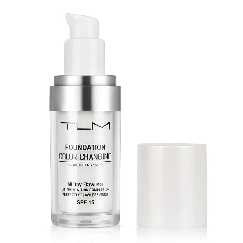 TLM 30ml Color Changing Foundation Oil-control Makeup Liquid Foundation Hydrating Lasting Concealer Cream makeupTXTB1