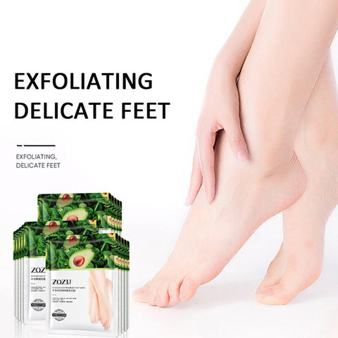 6pcs=3pair Nicotinamide Moisturizing Feet Exfoliating Foot Mask Skin Peeling Dead Skin Feet Mask for Legs Pedicure Socks