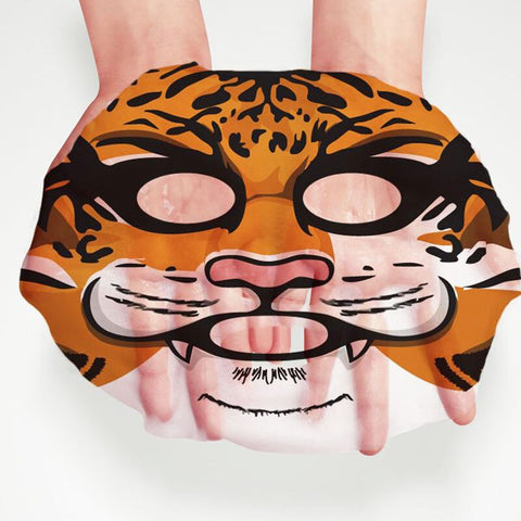 Animal Face Mask Deep Moisturizing Sheet Mask Oil Control Brighten Skin Treatment Mask for Woman Panda Tiger Korean Funny Mask