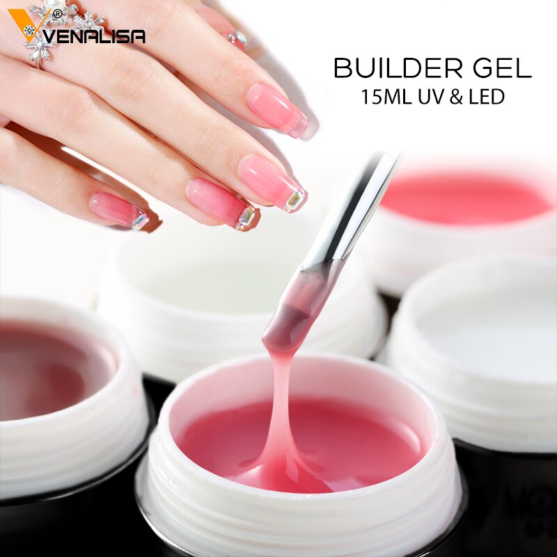 2021 New Products Wholesale Nail Gel CANNI Nail Extension Gels Thick Builder Gel Natural Camouflage UV Gel 15ml manicure led
