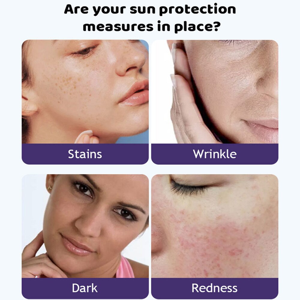 Facial Body Sunscreen Whitening Sunblock Skin UV Protective Cream Anti-Aging Anti Oxidant Oil-control SPF 50 Sun Cream 100g