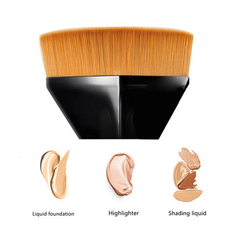 Makeup brush foundation brush BB cream loose powder flat brush set set female makeup tools cosmetics beauty