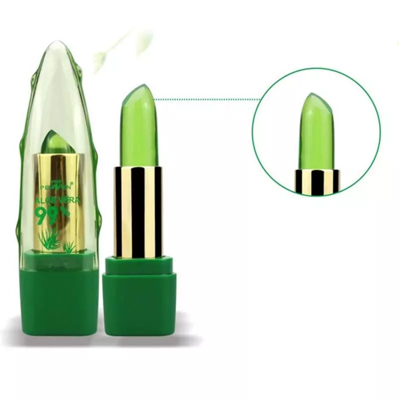 Christmas gift 99% Aloe vera gel Lipstick Gloss Color Changing Moisturizer Anti-drying Desalination Fine-grain Lip Blam Care