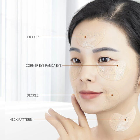 60Pcs Hydrating Moisturizing Eye Mask Dilution Dark Circle Eye Patches Anti-Aging Anti-Wrinkles Collagen Korean Cosmetics TSLM1