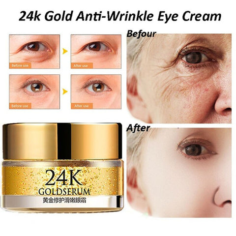 Hyaluronic Acid Eye Serum Anti-Wrinkle Remover Dark Circles Eye Cream Against Puffiness Anti Aging