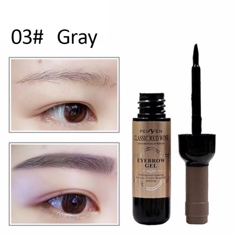 Beyprern 3 Colors Liquid Eyebrow Gel Lasting Tint Shade Make Up Eyebrow Dye Gel Waterproof Makeup Shadow For Eye Brow Paint Cosmetic