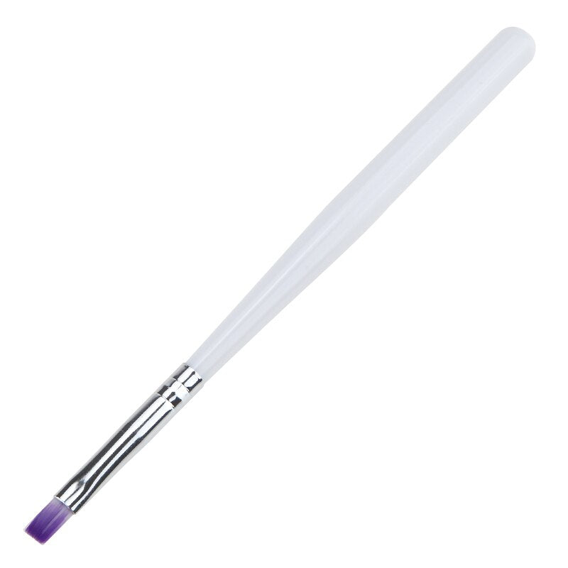 1PCS Manicure Nail Tool White Rod Light Therapy Pen Nail Brush Acrylic Nail Brush TXTB1