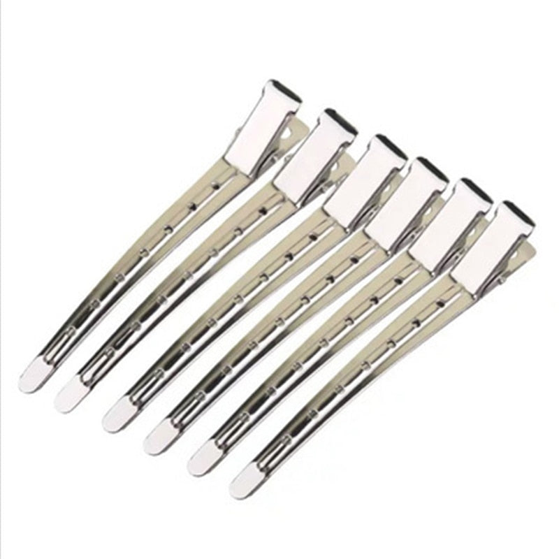 Beyprern 10Pcs Professional Salon Stainless Hair Clips Hair Styling Tools DIY Hairdressing Hairpins Barrettes Headwear Accessories