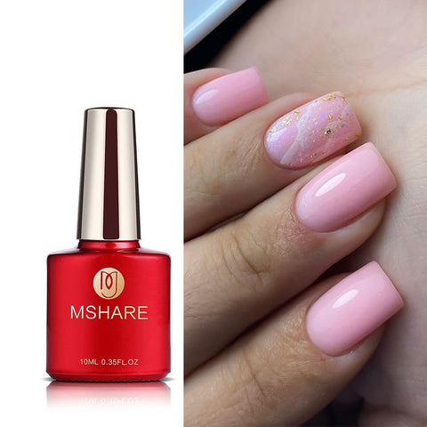 Milky White Builder Gel Nails Extension Thick Quick Building Clear Pink Nail Tips Led UV Gel Soak Off
