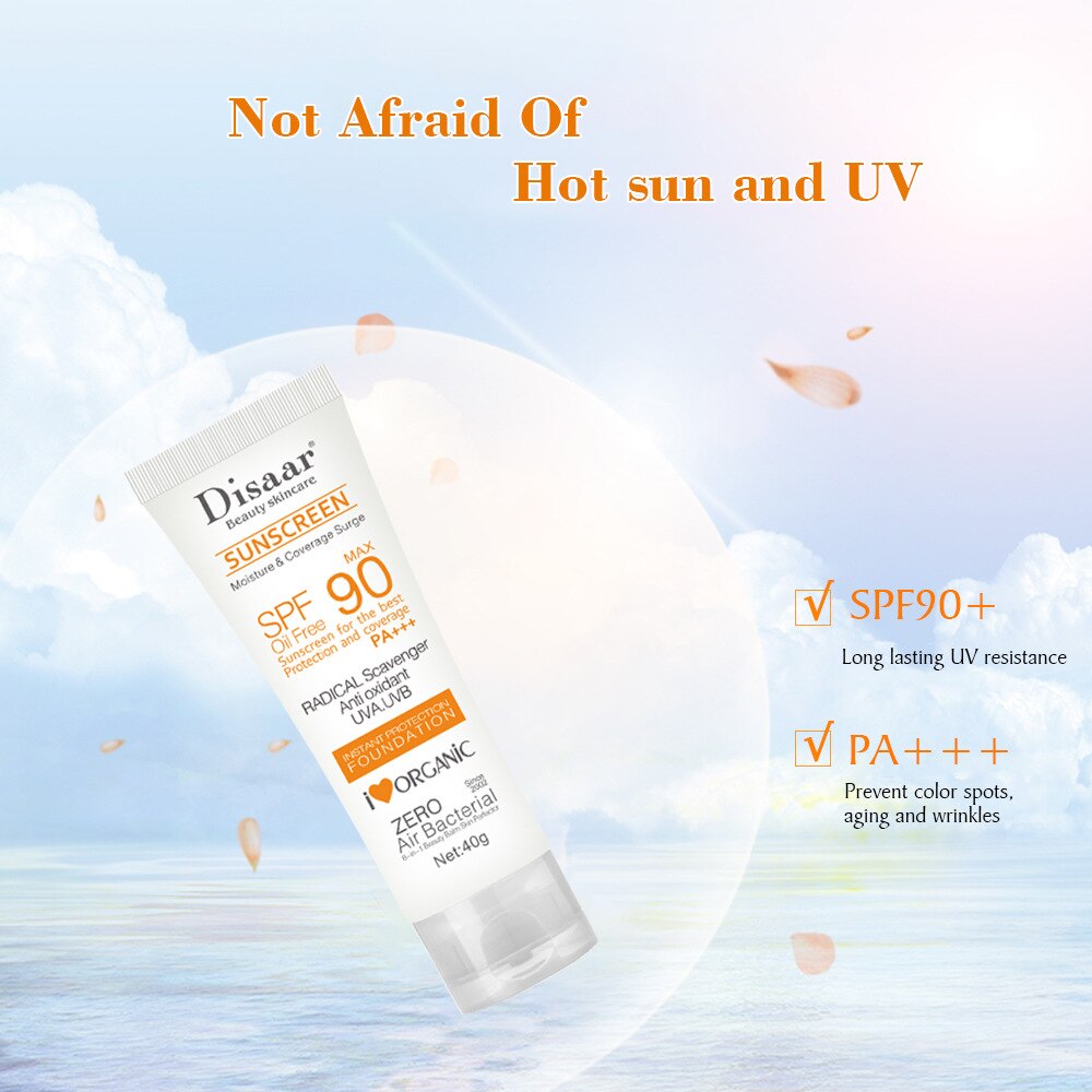 Summer Waterpoof Sweetpoof  Facial Body Protective Sunscreen Whitening Anti-Aging Oil-Control Moisturizing SPF50/ 90 Skin Cream