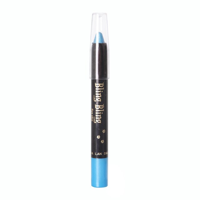 Beyprern 15 Color Highlighter Eyeshadow Pencil Waterproof Glitter Matte Nude Eye Shadow Makeup Pigment Cosmetics White Eyeliner Pen