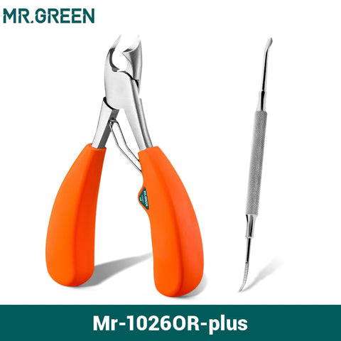 MR.GREEN Nail Clipper Stainless Steel Ingrown Toenail Clipper Good at cutting thick and hard nails Pedicure Manicure Tool