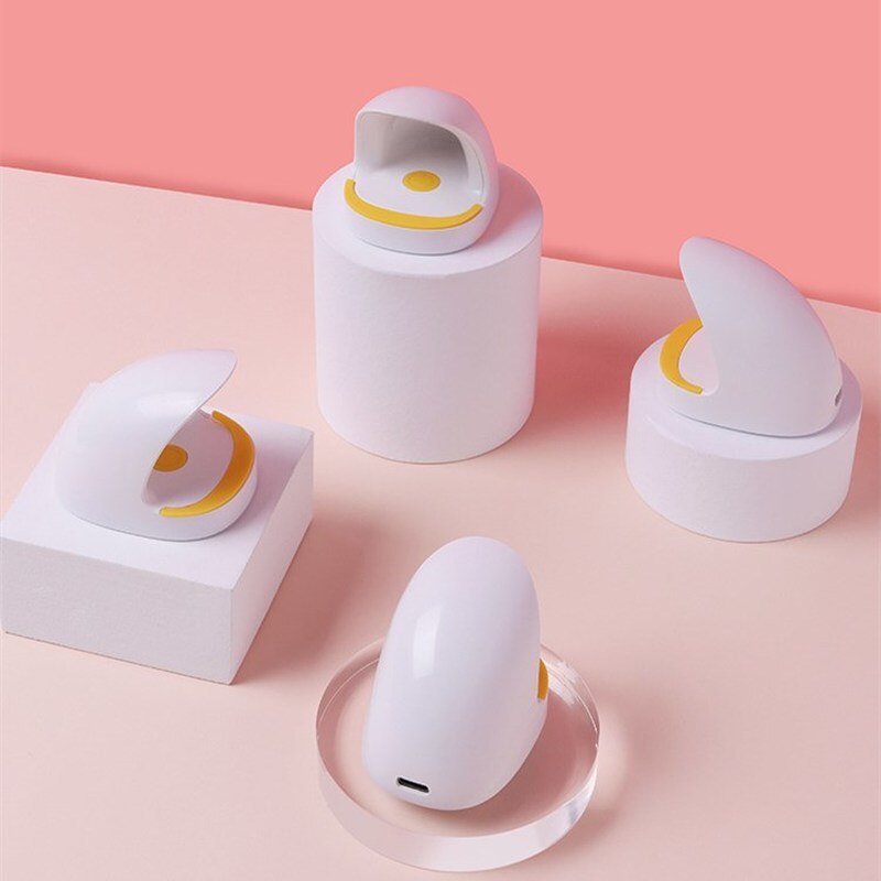 MINI USB UV LED Nail Dryer Lamp Nail Art Manicure Tools White Egg Shape Design 30S Fast Drying Curing Light for Gel Polish 6W