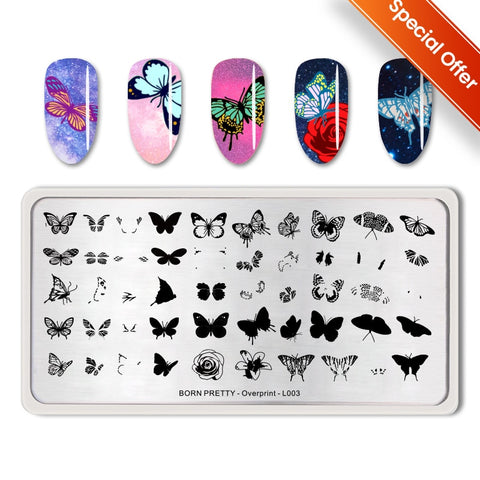 Christmas Gift BORN PRETTY Stamping Plates Maple leaf Line Christmas Pattern Nail Art Board Template 304 Stainless Steel Stencil