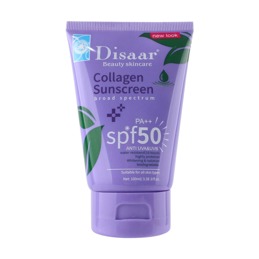 Facial Body Sunscreen Whitening Sunblock Skin UV Protective Cream Anti-Aging Anti Oxidant Oil-control SPF 50 Sun Cream 100g