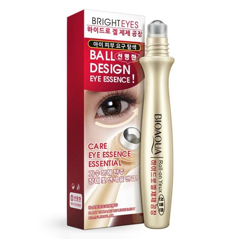 Beyprern 15G BIOAQUA Collagen Retinol Firming Eye Essence Anti-Wrinkle Anti-Age Against Puffiness Remover Dark Circles Eye Bags Skin Care