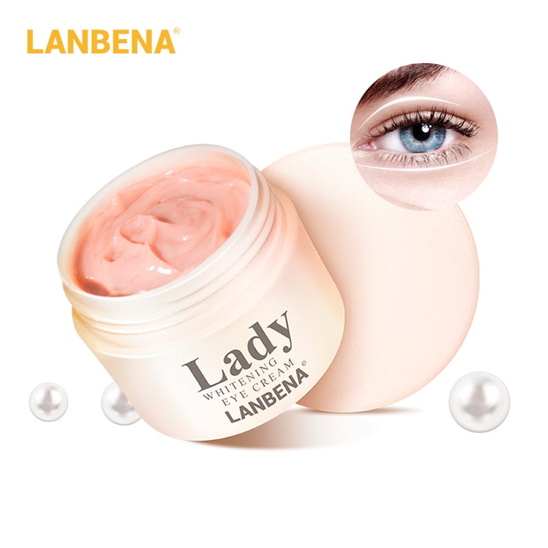 LANBENA Whitening Lady Eye Cream Remove Dark Circle Anti Aging Repair Ageless Lifting Firming Fade Puffy Eyes Elastin Skin Care