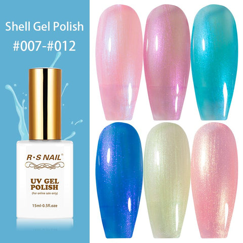 15ml Gel Nail Polish Kit 6 Colors Gel Polish Set Sock off UV Hybrid Gel Nail Art Gel Polish Home Salon Gel Manicure Kit
